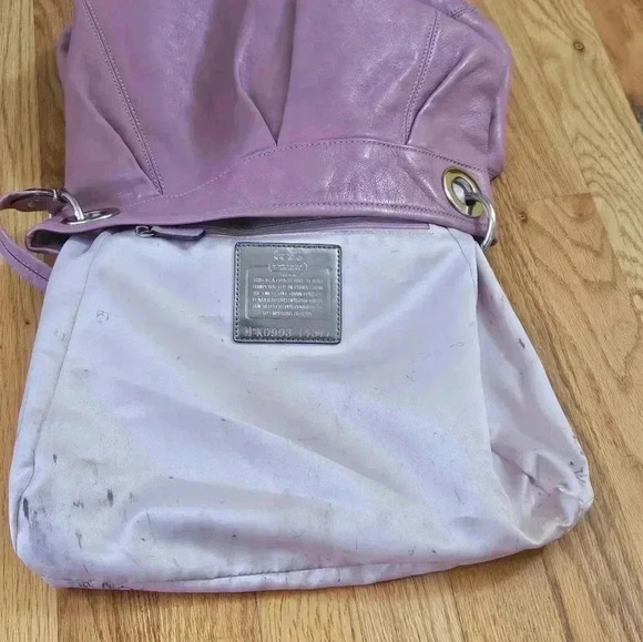 Coach Pink Leather Bag - Picture 6 of 13